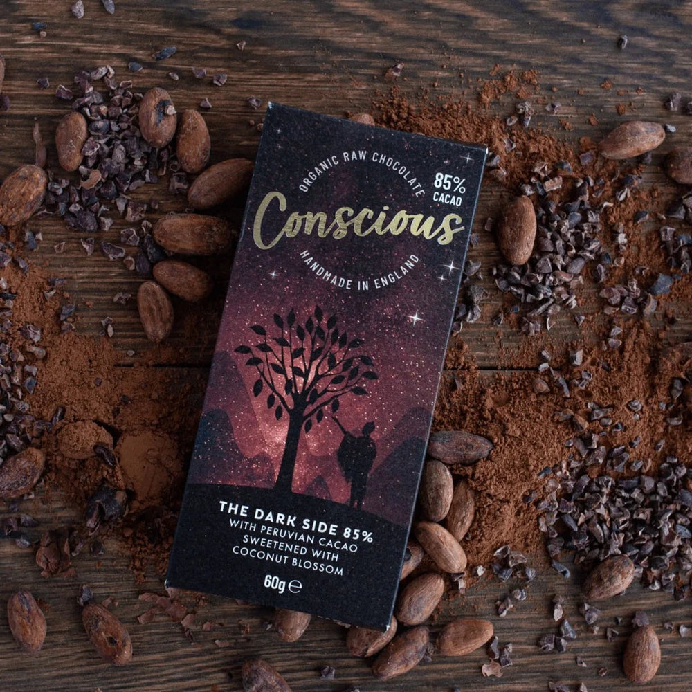 Conscious Chocolate - The Dark Side 85% Chocolate 60g