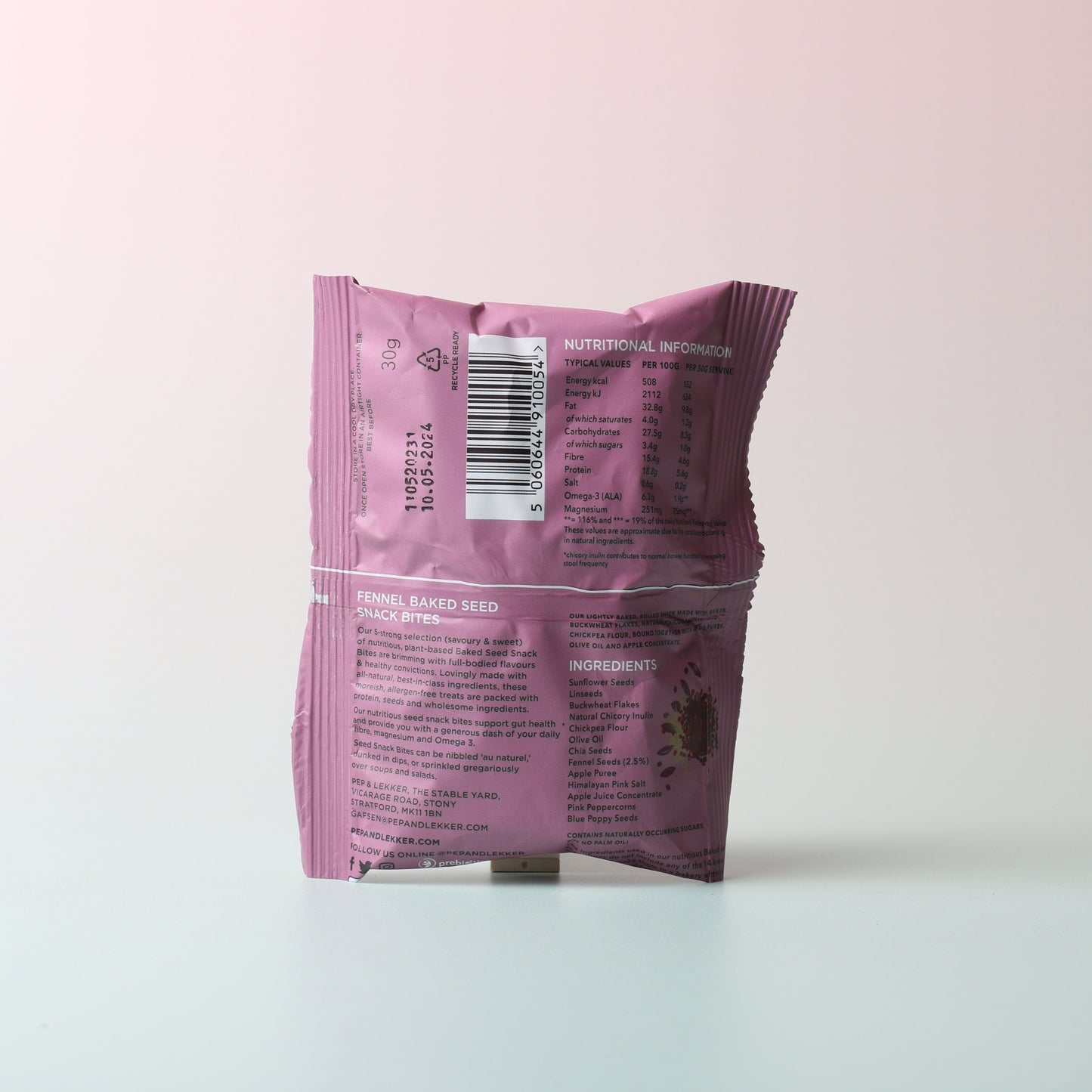 Pep & Lekker - Fennel Seed Snack 30g