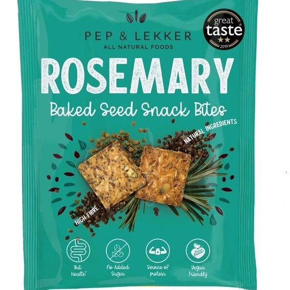 Pep & Lekker - Healthy Snacks - Rosemary Baked Seed Seed Snack Bites (30g)