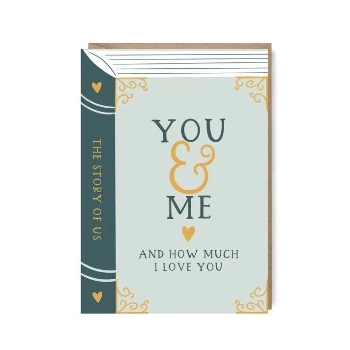Abbie Imagine - You and Me Book Valentine's Day Card