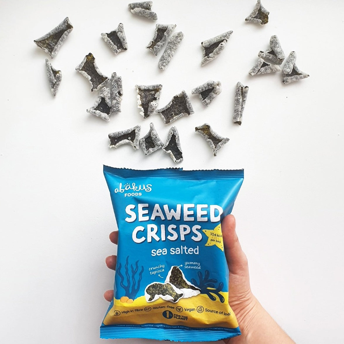Abakus seaweed crisps a delicious vegan snack