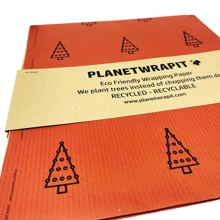 
                  
                    PlanetWrapIt Festive Tree Recycled Kraft Wrapping Paper in 1 metre sheets
                  
                