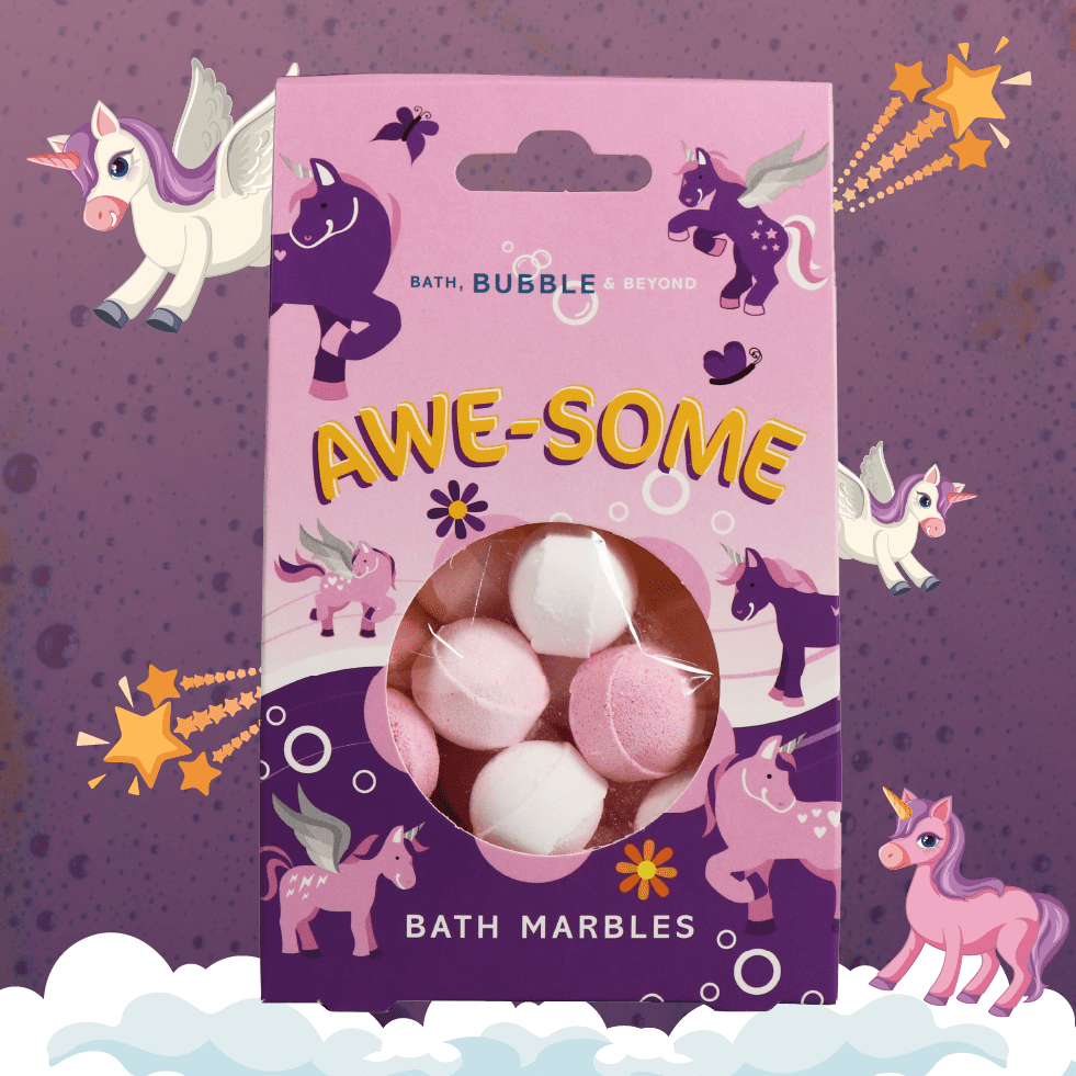 
                  
                    Bath, Bubble & Beyond kids unicorn Awe-some Bath fizzer Marbles
                  
                