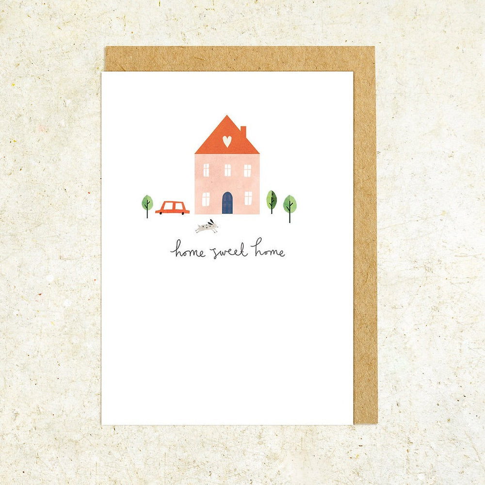 Shrew & Co New Home Card. Made in the U.K and printed on 100% recycled paper