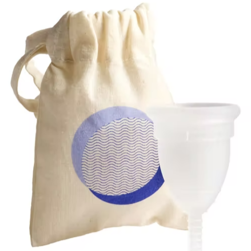 
                  
                    Mooncup size B. The original silicone menstrual cup. Reusable eco period product
                  
                