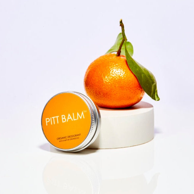 Pitt Balm vegan Deodorant tin with Orange scent