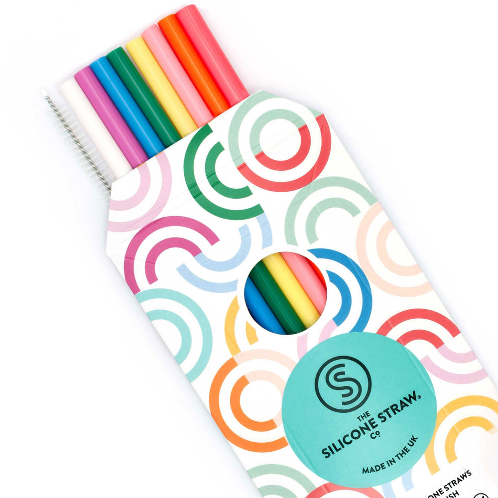 
                  
                    The Silicone Straw Company Colourful Straws (pack of 8) perfect for the whole family to enjoy
                  
                