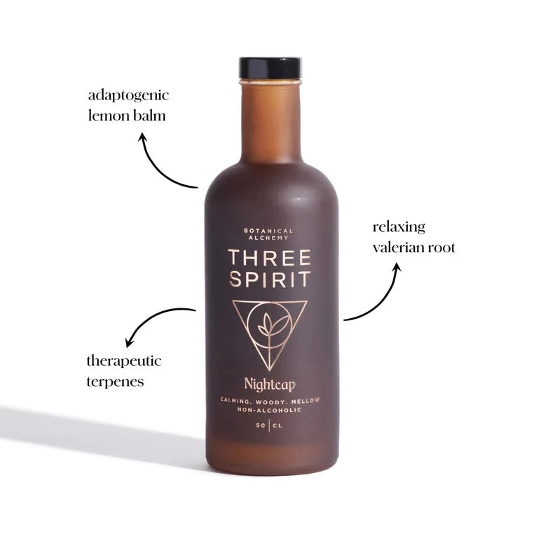 
                  
                    Three Spirit Nightcap - Non-Alcoholic Spirit. Soothing and relaxing elixir
                  
                