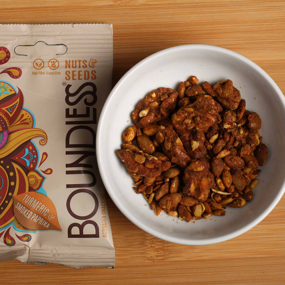 
                  
                    Boundless Activated Nuts - Turmeric & Smoked Paprika 30g
                  
                