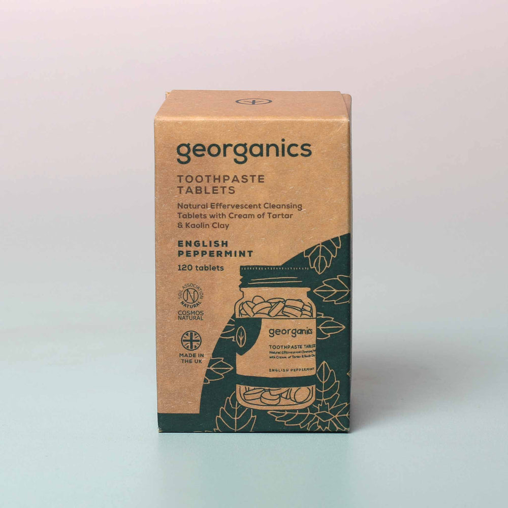 Georganics Mineral Toothpaste Tablets - English Peppermint