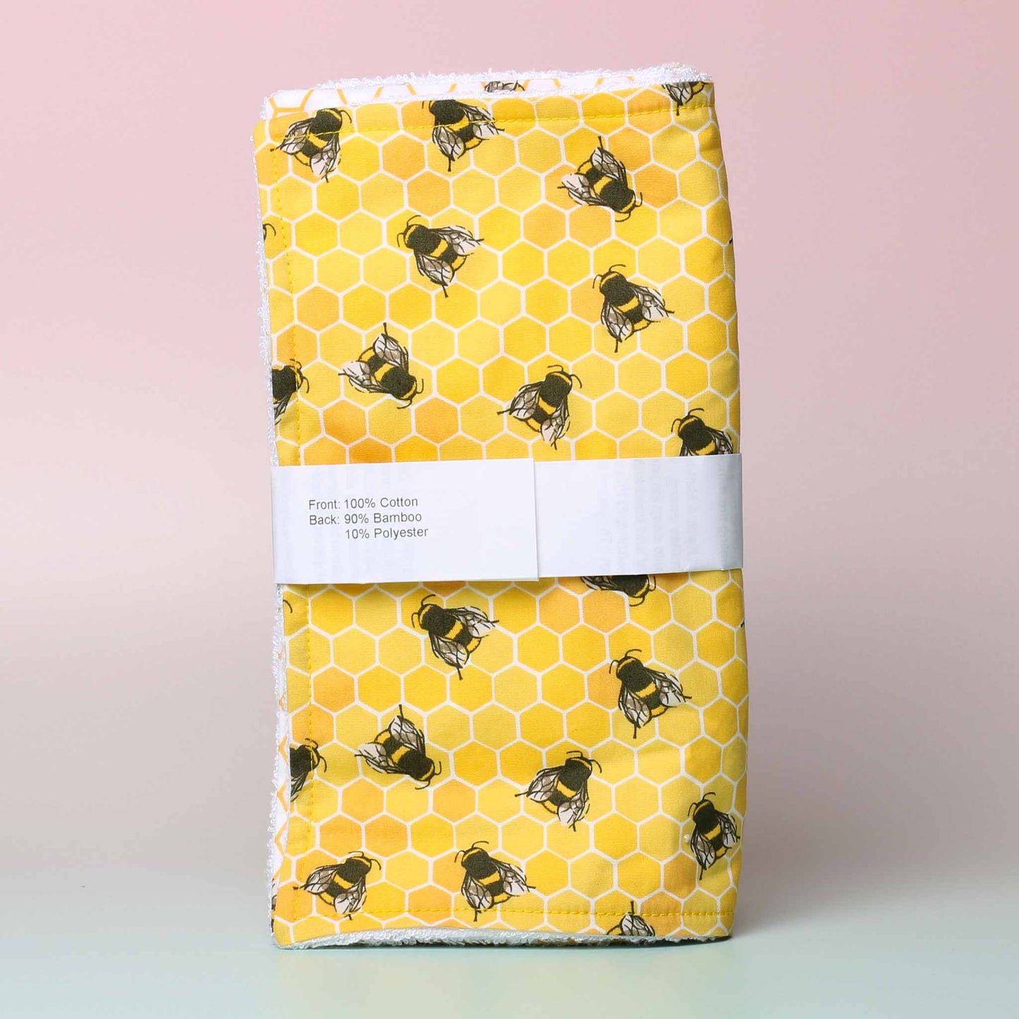 hannah me extra large reusable wipes bees label