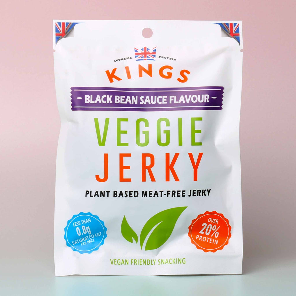 Kings Veggie Jerky - Black Bean Sauce Flavour