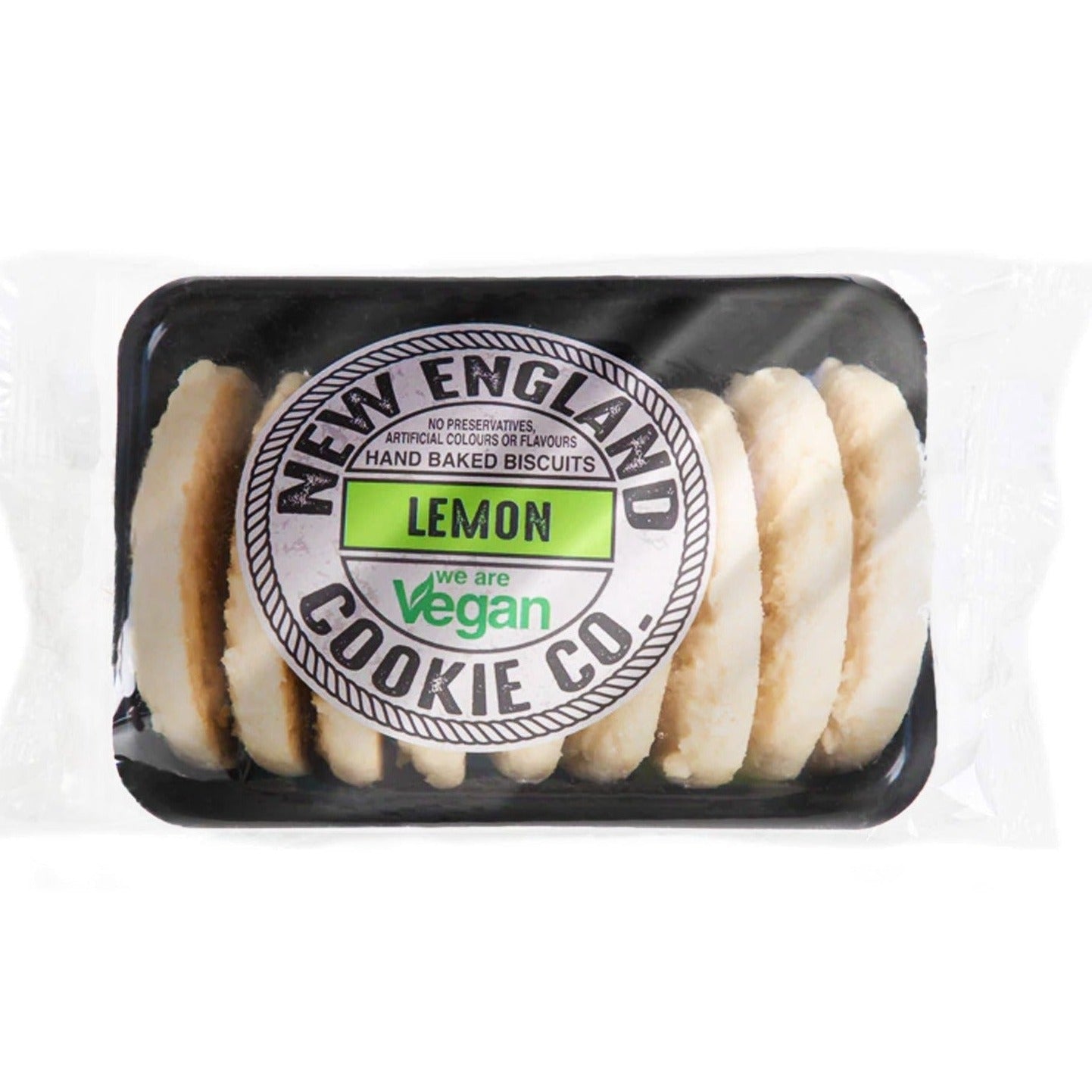New England Cookie Co. A pack of lemon flavoured vegan cookies