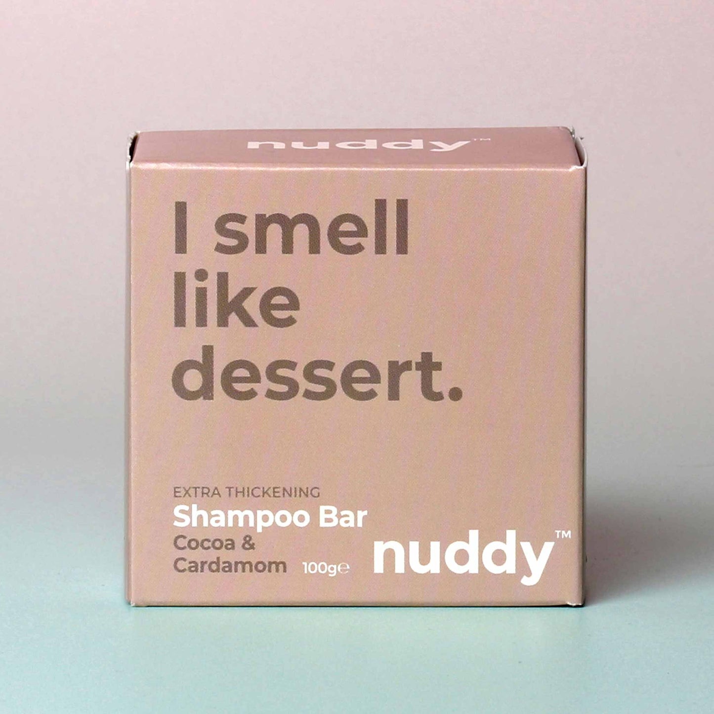 Nuddy Extra Thickening Shampoo Bar - Cocoa & Cardamom