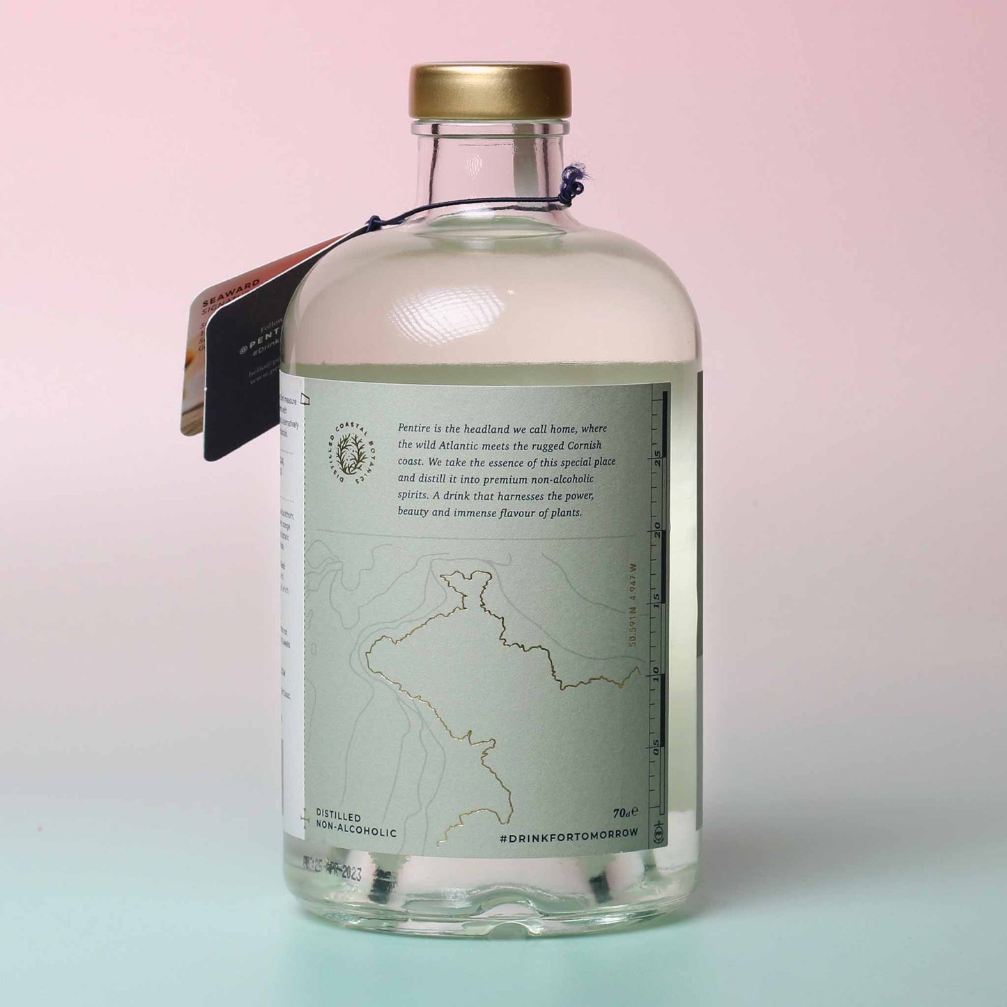 
                  
                    pentire adrift non alcoholic drink map on bottle
                  
                