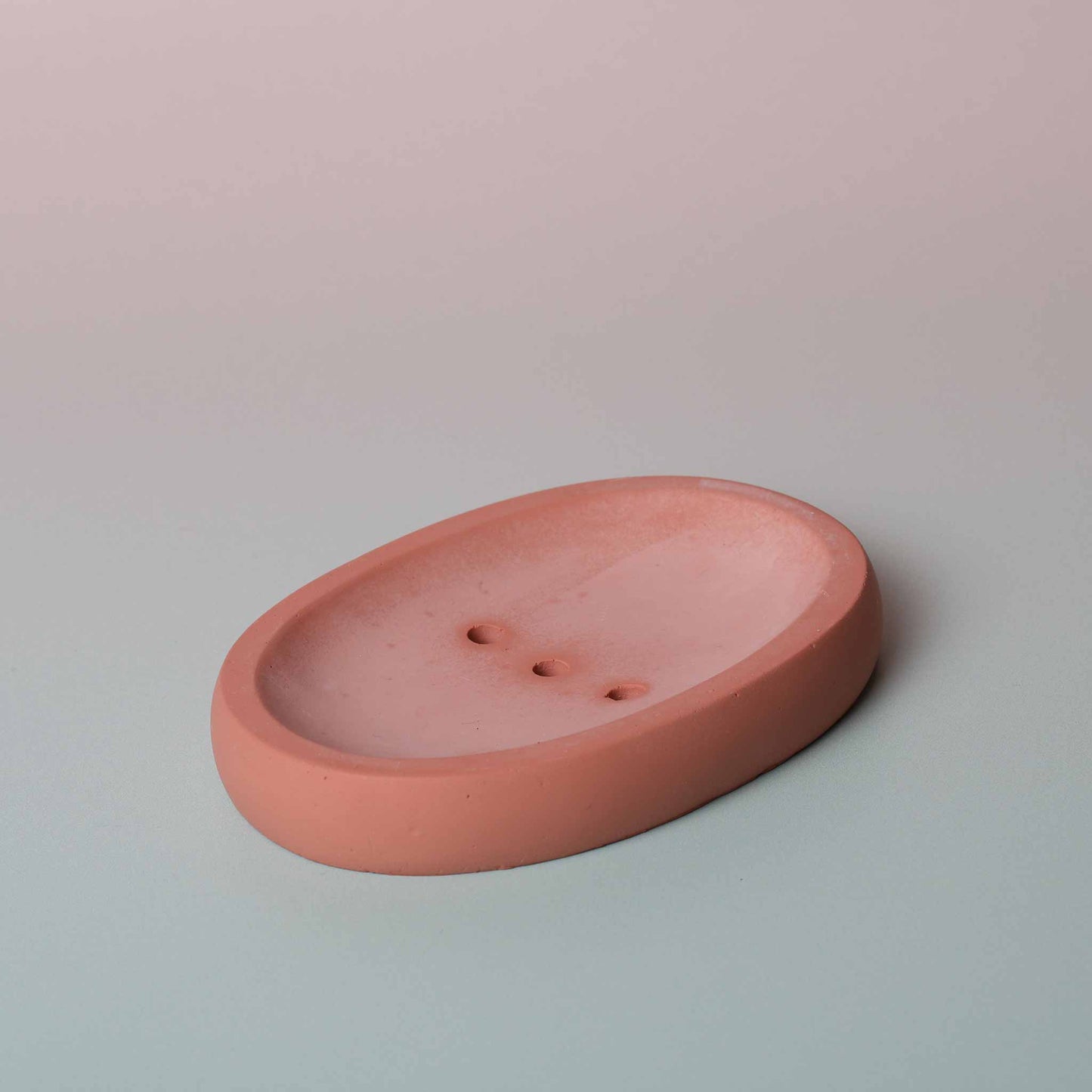 Jesmonite Soap Dish Terracotta Top