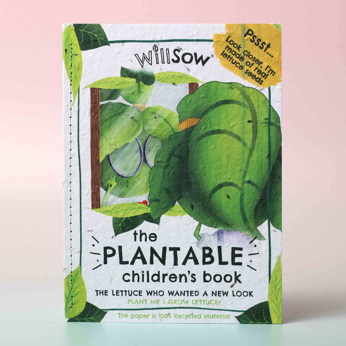 Willsow - The Lettuce Who Wanted A New Look, Plantable Book