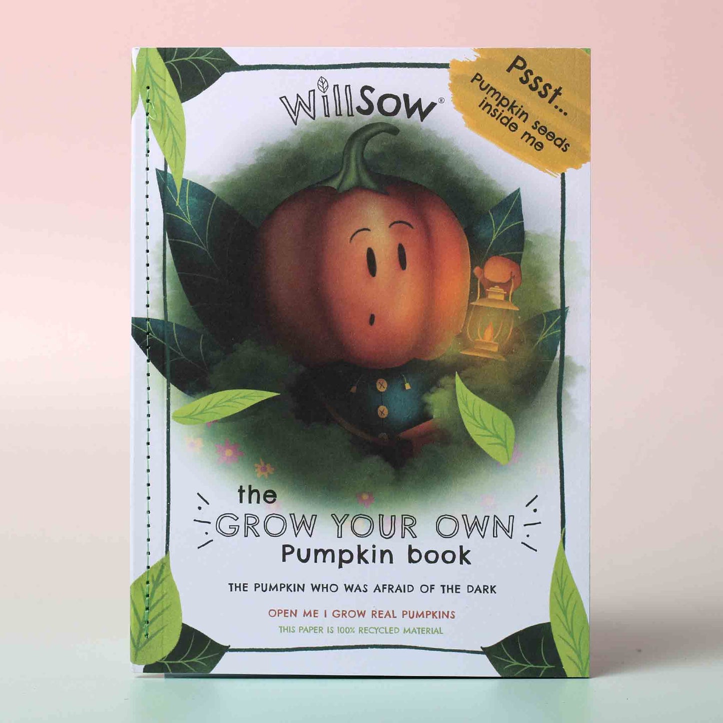 Willsow - The Pumpkin Who Was Afraid of the Dark, Plantable Book