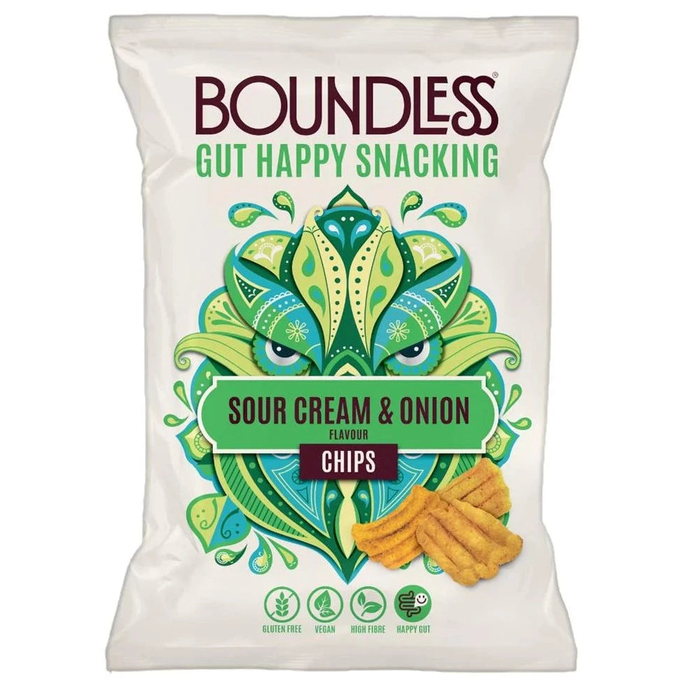 
                  
                    Boundless Sour Cream & Onion Activated Chips 80G
                  
                