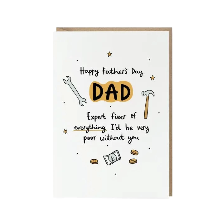 
                  
                    Abbie Imagine - Expert Fixer Father's Day Card
                  
                