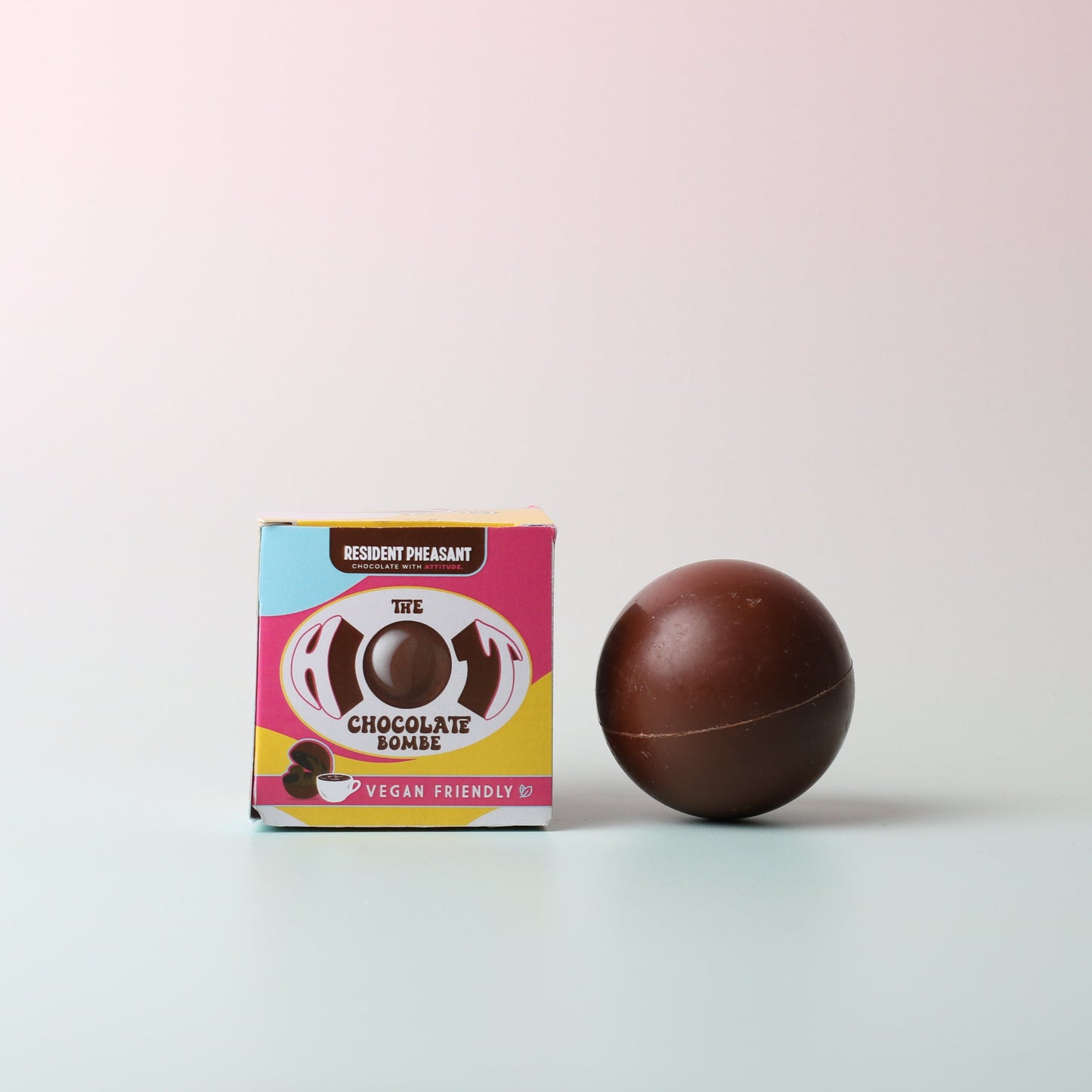 Resident Pheasant - The Hot Chocolate Bombe 40g. Hot Chocolate Bombe Vegan Friendly