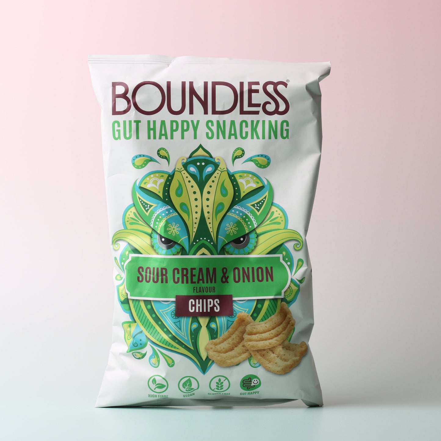 Boundless Sour Cream & Onion Activated Chips 80G