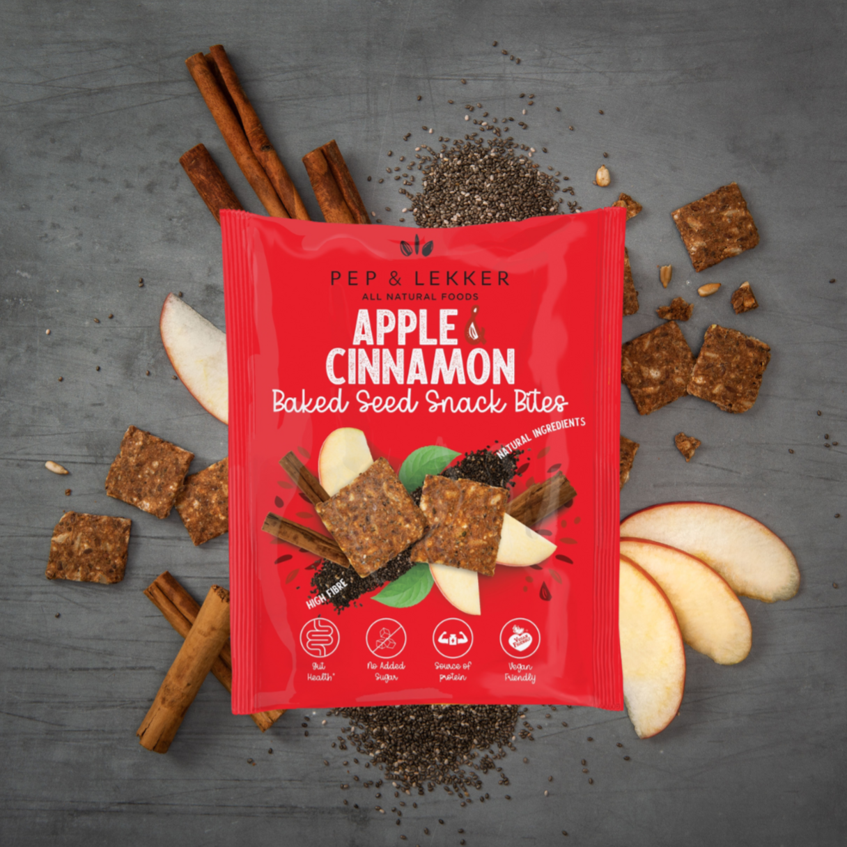 
                  
                    PEP & LEKKER - Apple & Cinnamon Seed Snack 30g
                  
                