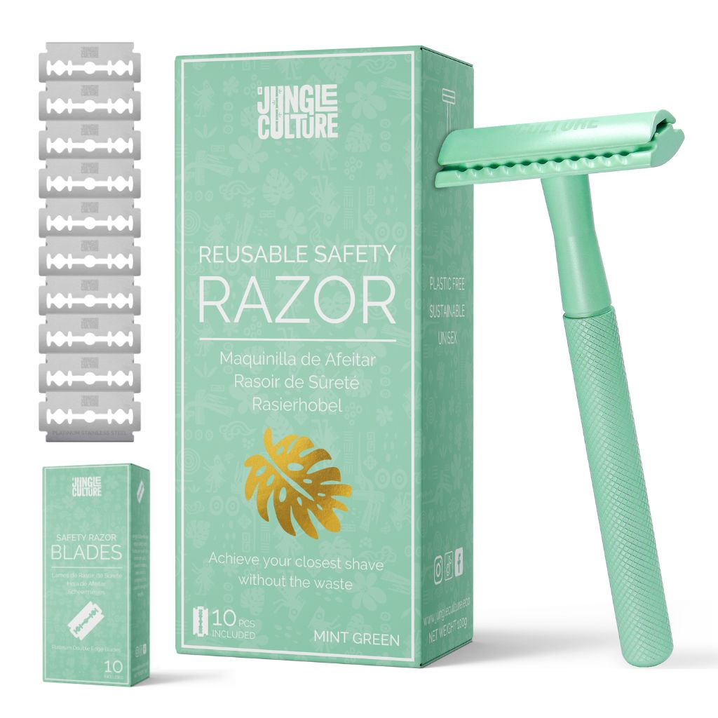 
                  
                    diamond grip jungle culture reusable razor mint green
                  
                