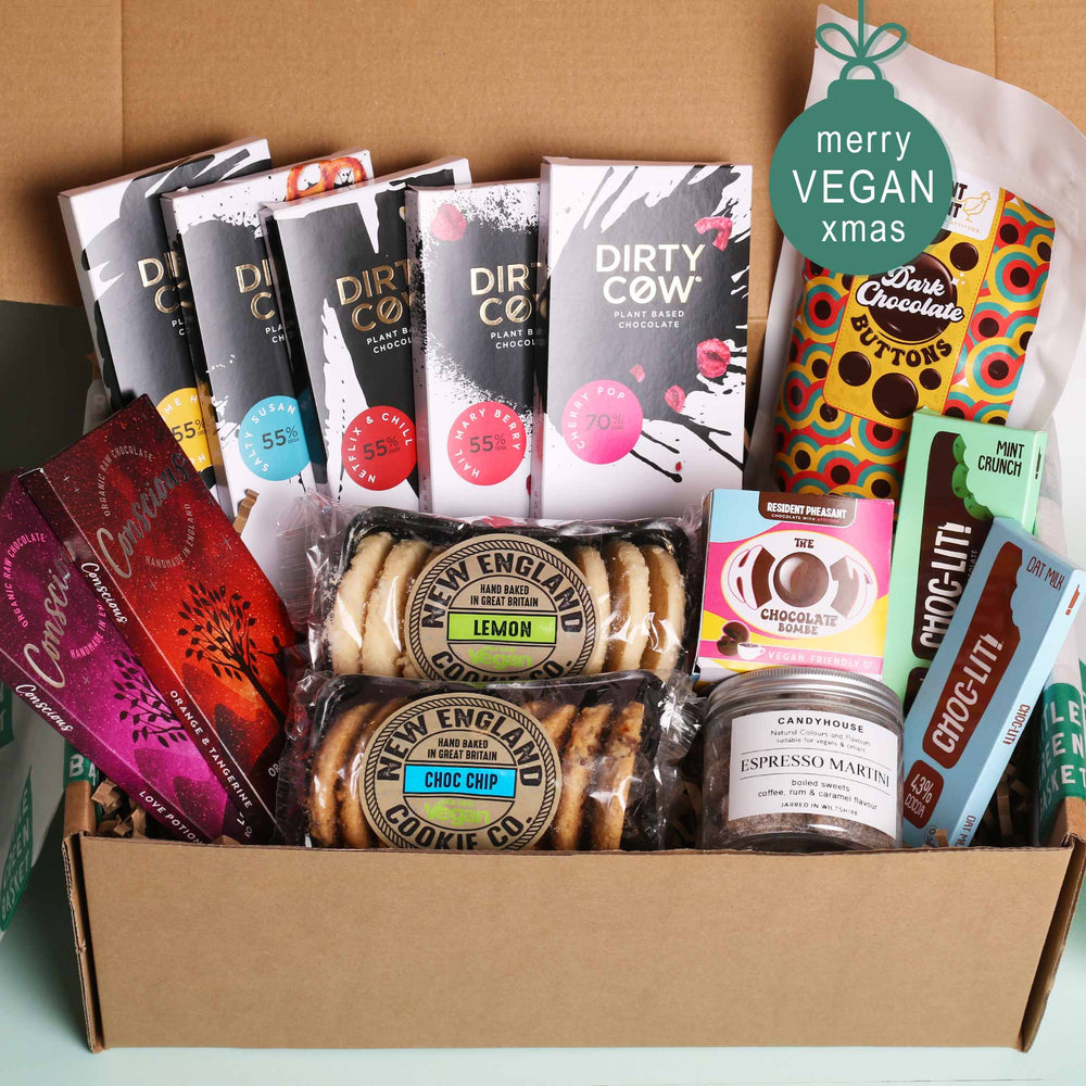 Ultimate Vegan Treat Box. Box full of sweets, biscuits and chocolates!