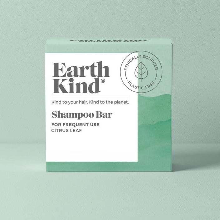 
                  
                    Earth Kind Citrus Leaf Shampoo Bar For Frequent Use vegan cruelty free and plastic free packaging
                  
                