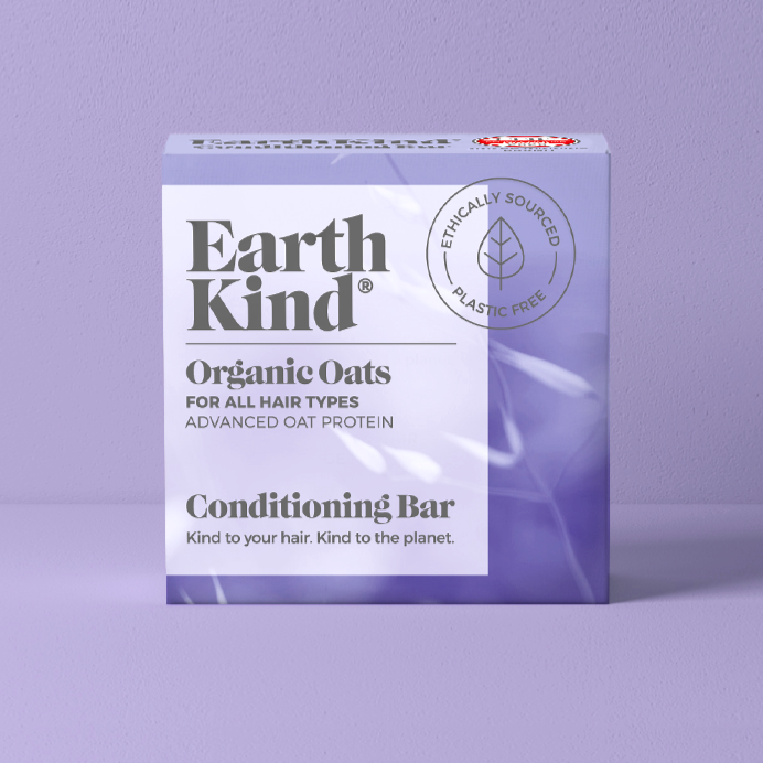 
                  
                    Earth Kind Organic Oats Conditioning Bar For All Hair Types vegan cruelty free and plastic free packaging
                  
                