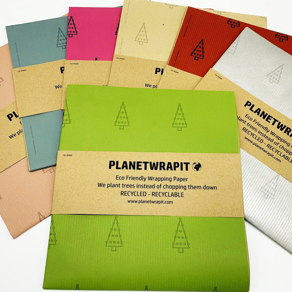 
                  
                    PlanetWrapIt Festive Tree Recycled Kraft Wrapping Paper in 1 metre sheets
                  
                