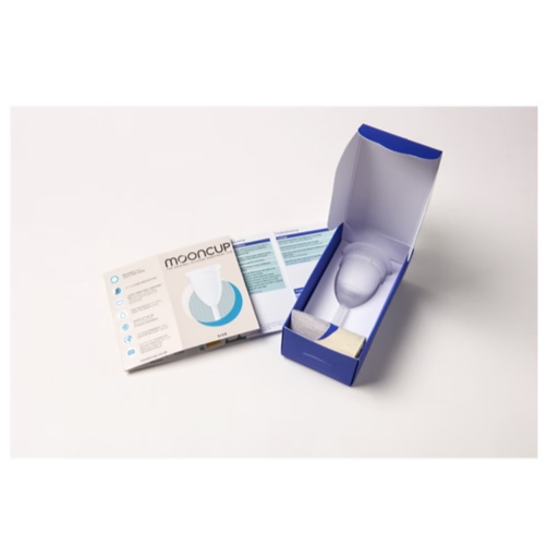 
                  
                    Mooncup size B. The original silicone menstrual cup. Reusable eco period product
                  
                