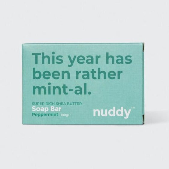 
                  
                    Nuddy Peppermint Moisturising Soap Bar with shea butter
                  
                