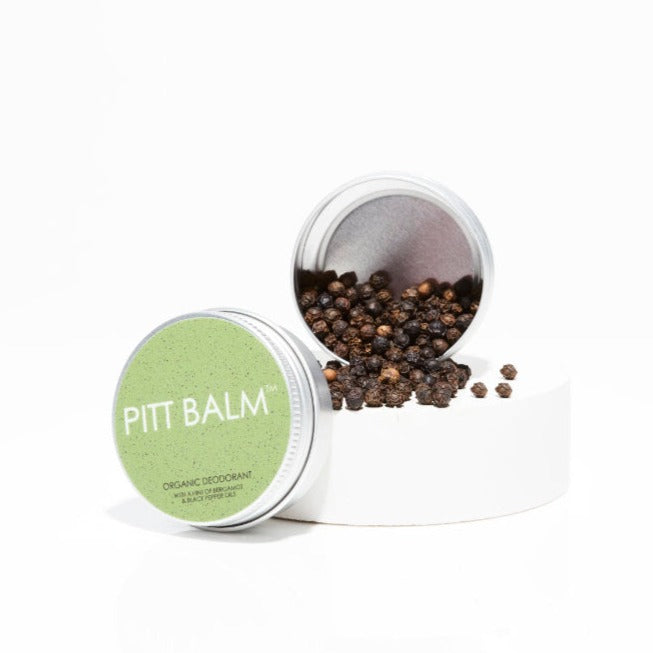 Pitt Balm vegan Deodorant tin with Bergamot & Black Pepper 