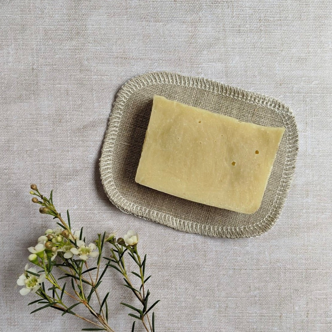 The Conscious Sewist Soap Cushion (2 cushions) made from 100% cotton or linen