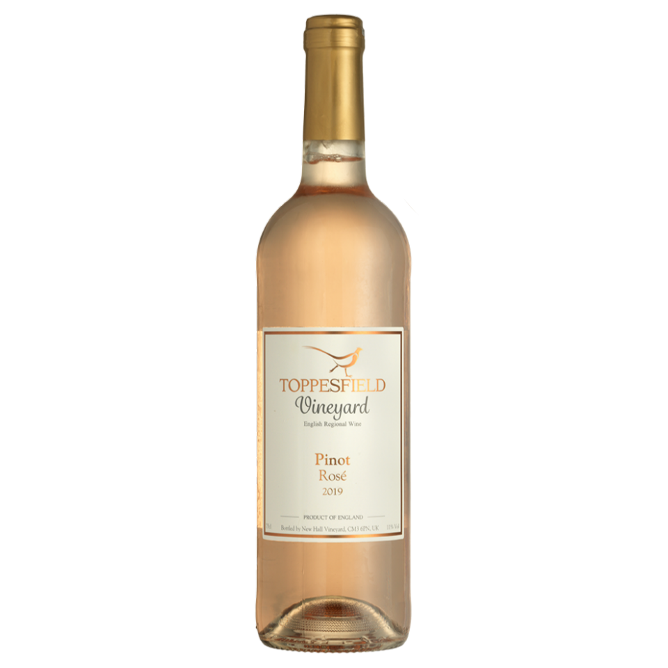 
                  
                    Toppesfield Pinot Rosé is a dry, Provençal style rosé with hints of English strawberries and citrus
                  
                