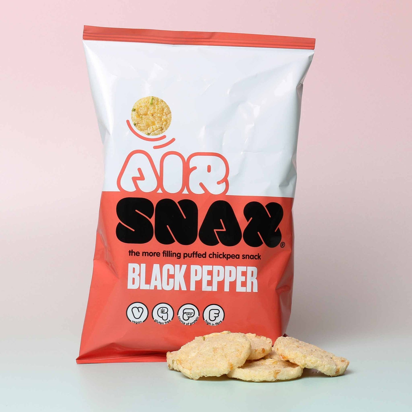 
                  
                    AIR SNAX - Black Pepper Chickpea Snack Open
                  
                