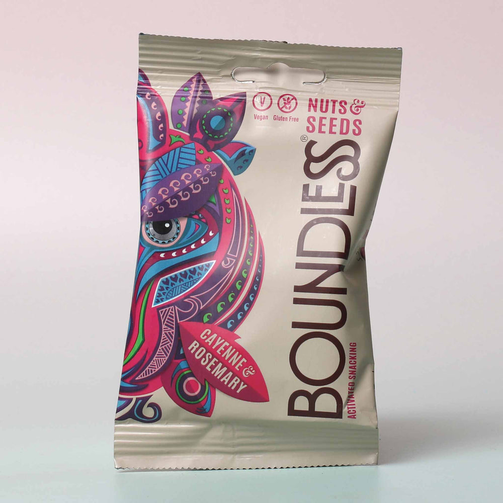 
                  
                    Boundless Activated Nuts & Seeds - Cayenne & Rosemary 30g
                  
                