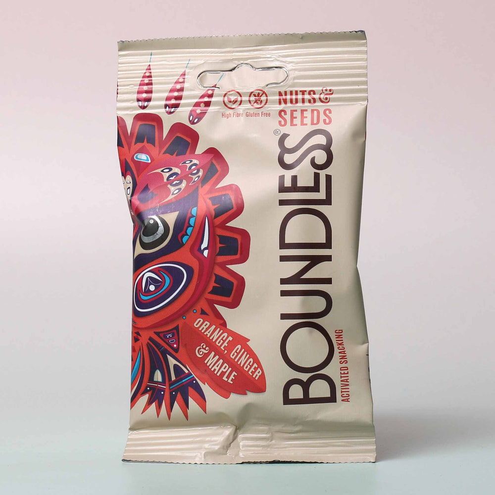 
                  
                    Boundless Activated Nuts & Seeds - Orange, Ginger & Maple 30g
                  
                