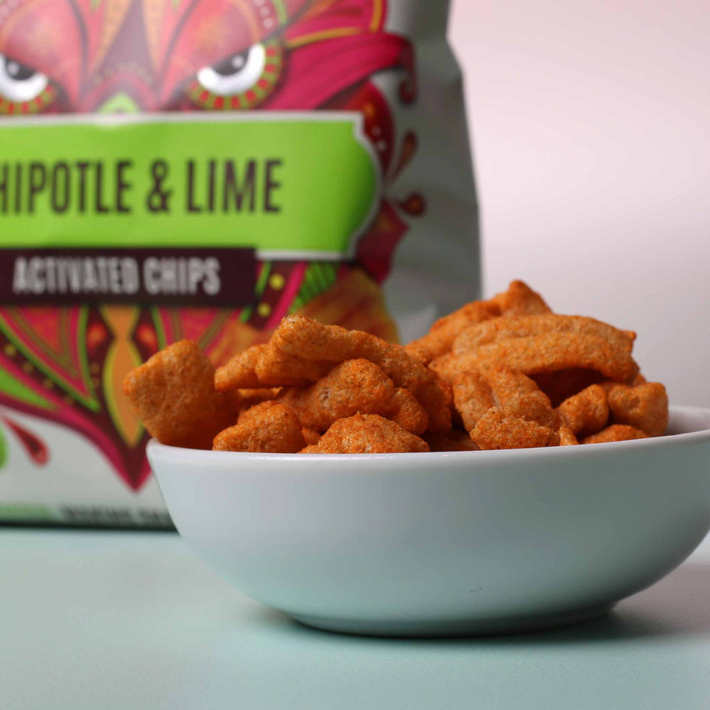 Boundless Chipotle & Lime Activated Chips Open