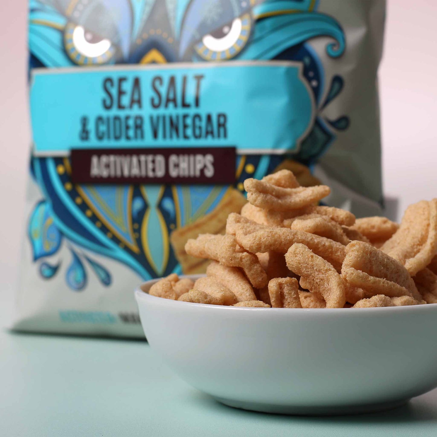 Boundless Sea Salt & Cider Vinegar Activated Chips Open