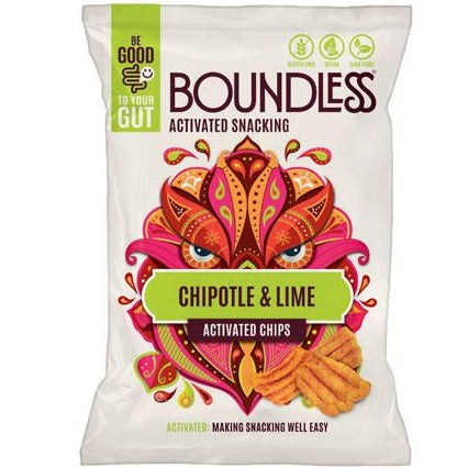 
                  
                    Boundless Chipotle & Lime flavour Activated Chips delicious vegan snack
                  
                