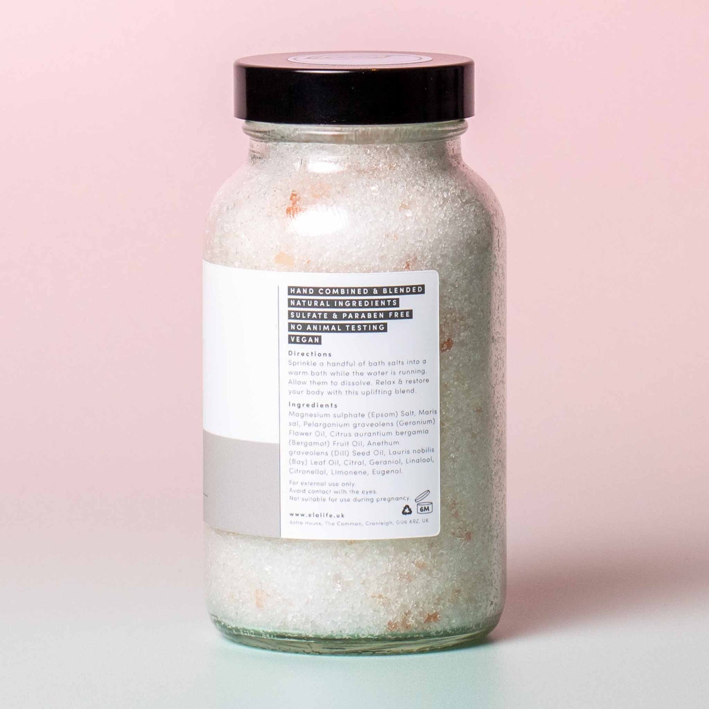Elä Life - Begin No 1 Bath Salts Ingredients