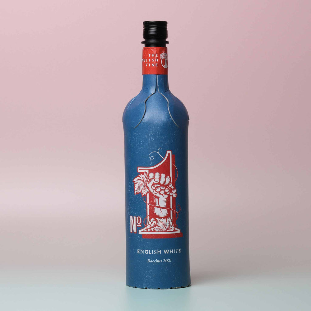 Number 1 Paper Bottle English White Wine made in Essex - England