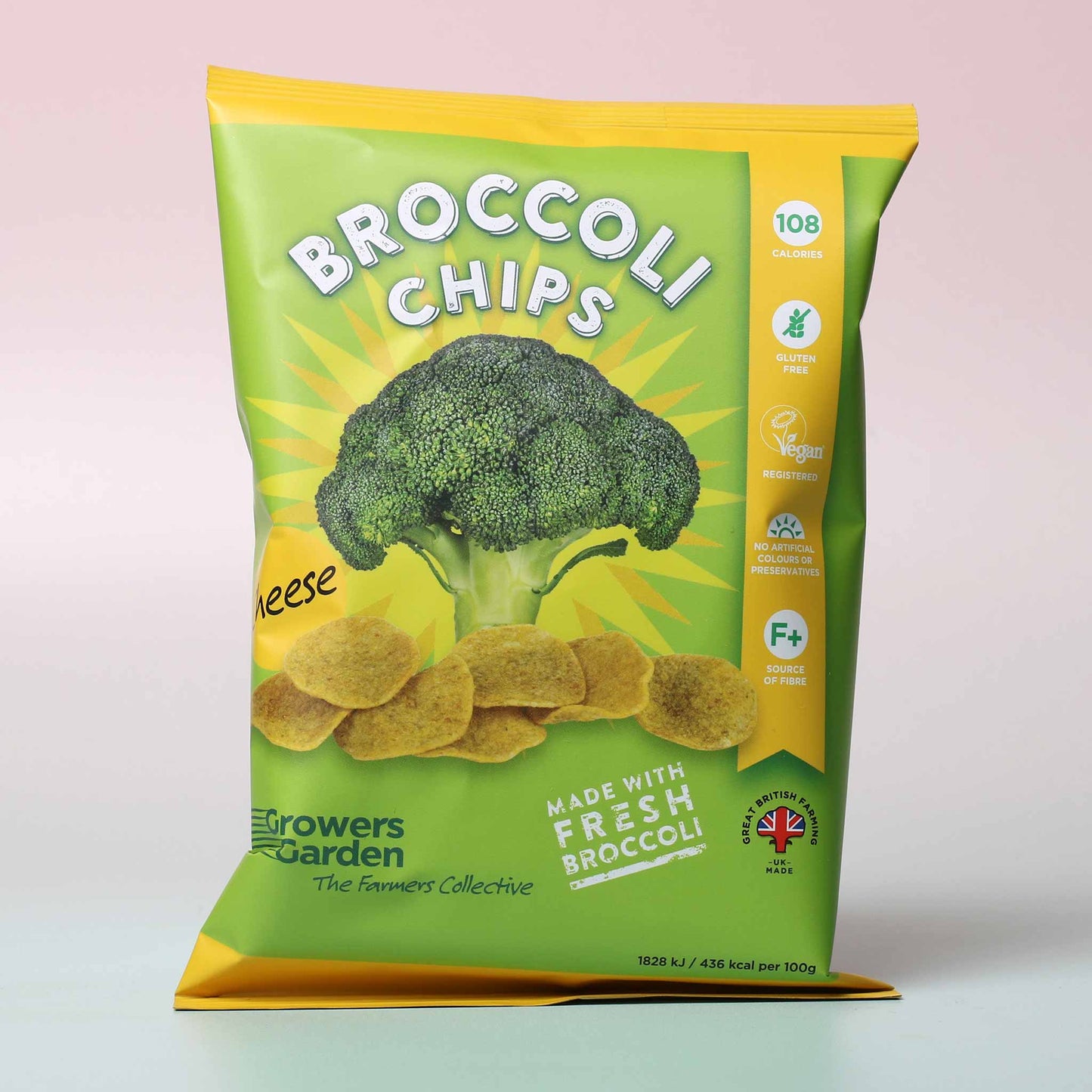 Growers Garden Broccoli Crisps - Cheese Flavour