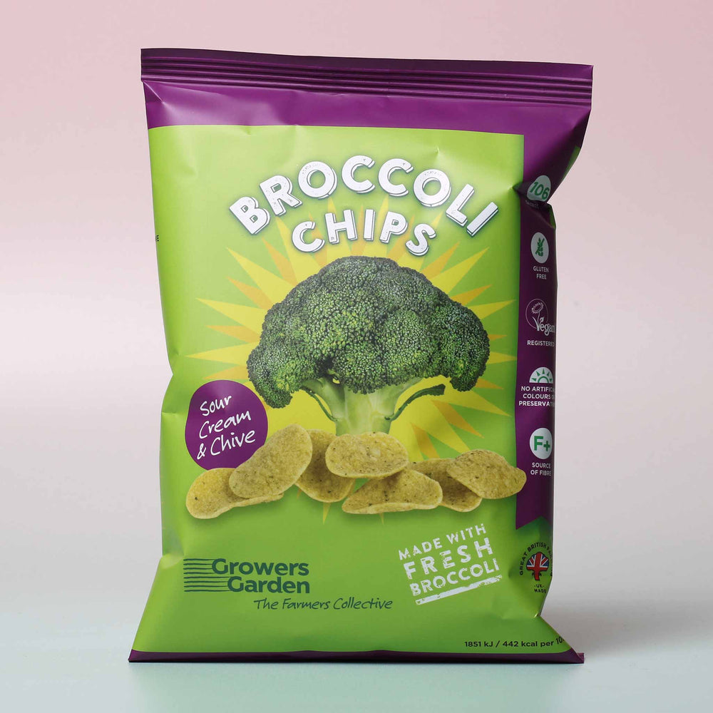 Growers Garden Broccoli Crisps - Sour Cream & Chive