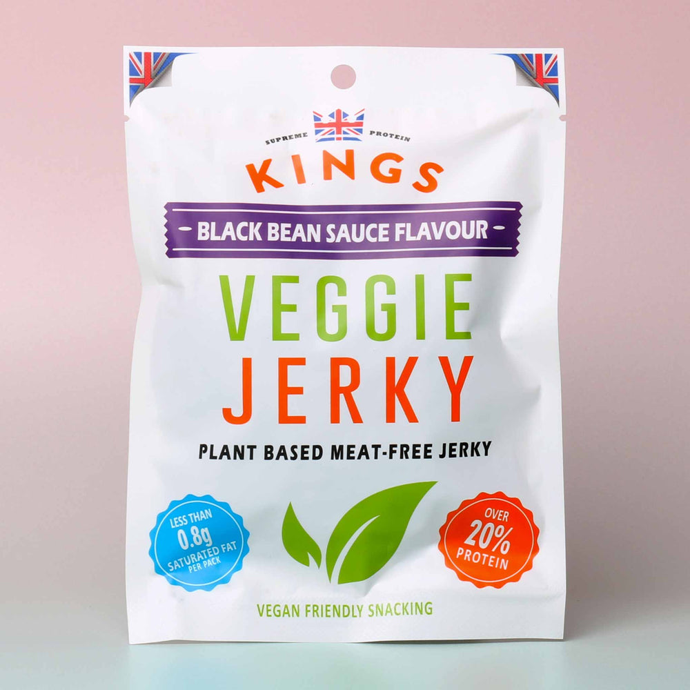 
                  
                    Kings Veggie Jerky - Black Bean Sauce Flavour
                  
                