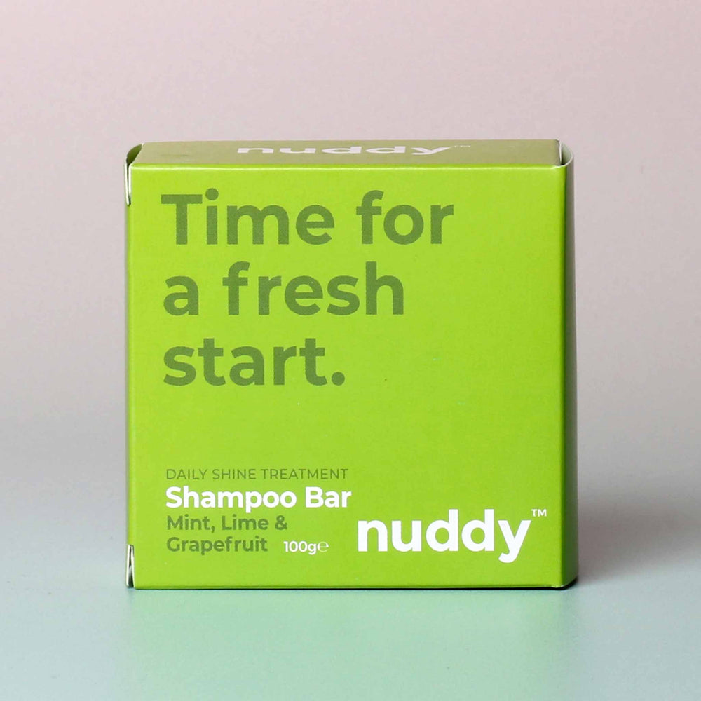 
                  
                    Nuddy Daily Shine Treatment Shampoo Bar - Mint, Lime & Grapefruit
                  
                