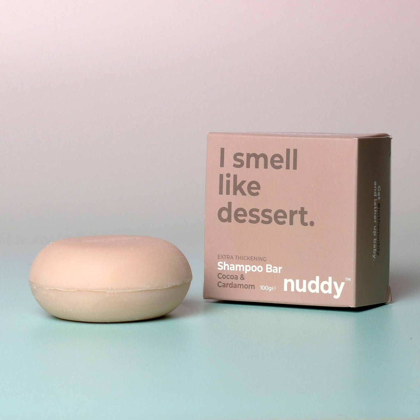 Nuddy Extra Thickening Shampoo Bar - Cocoa & Cardamom Unboxed